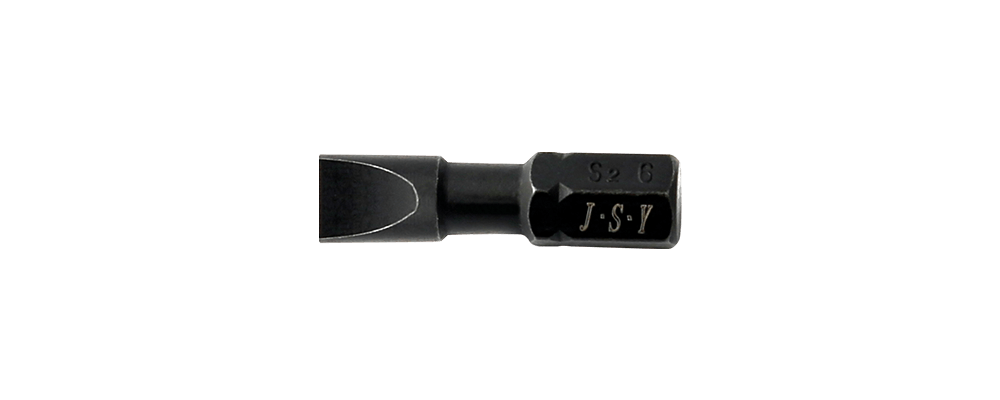Slotted impact screwdriver head