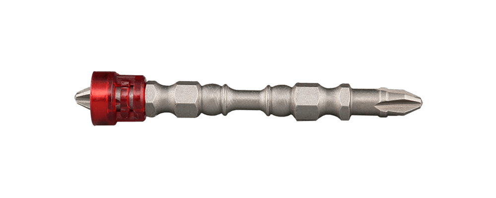 Plastic magnetic ring screwdriver head