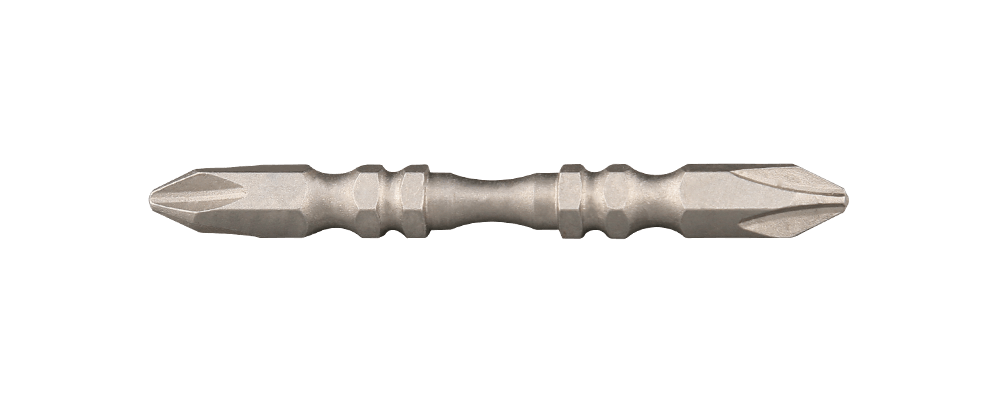 Double section screwdriver head