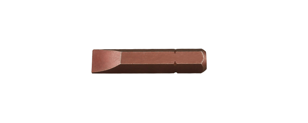 Slotted impact bit